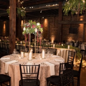 table setting in Amaranth event space